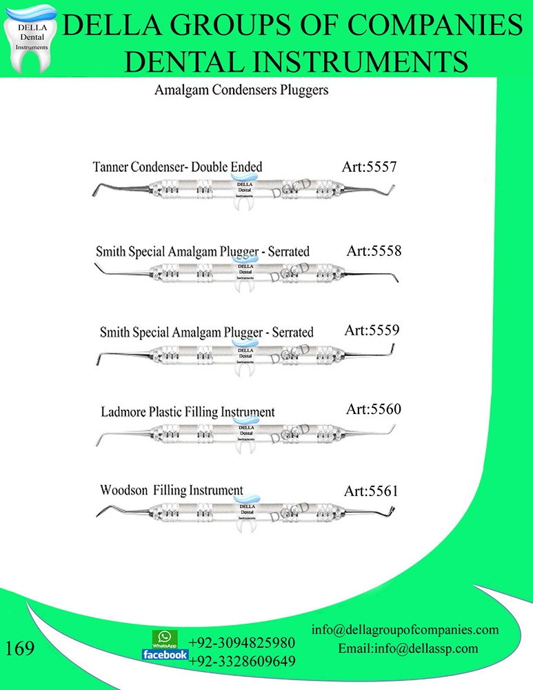 Amalgam Condensers Pluggers